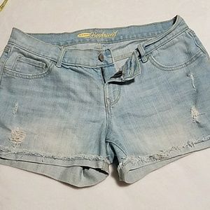 Distressed Old Navy Boyfriend Denim Shorts